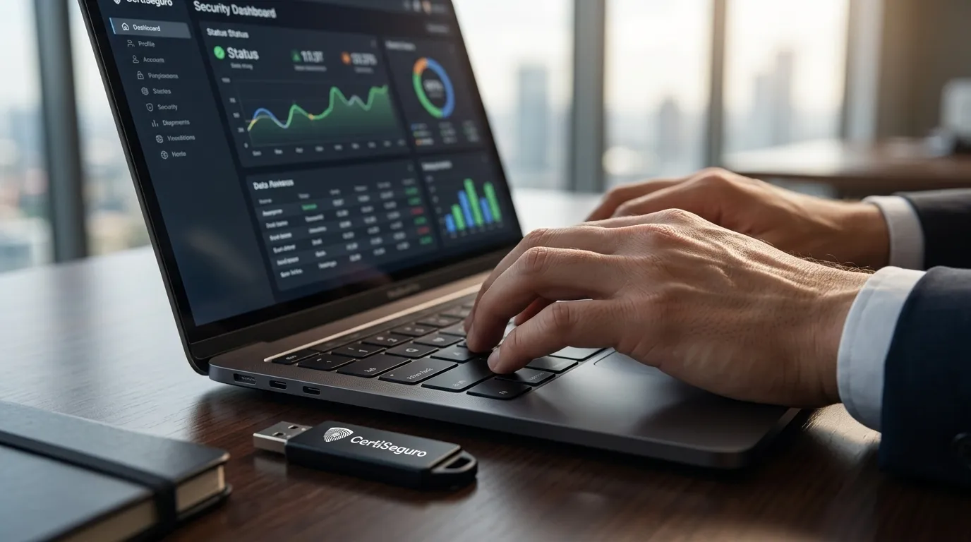 Controle de acesso e uso do certificado digital advogado em computador corporativo.